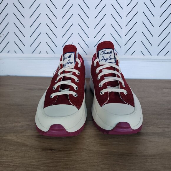 ❤️Converse Run Star Hike Platform Color Pop Sz 8 Men's Shoes Sneaker Red A14272C - Picture 4 of 8